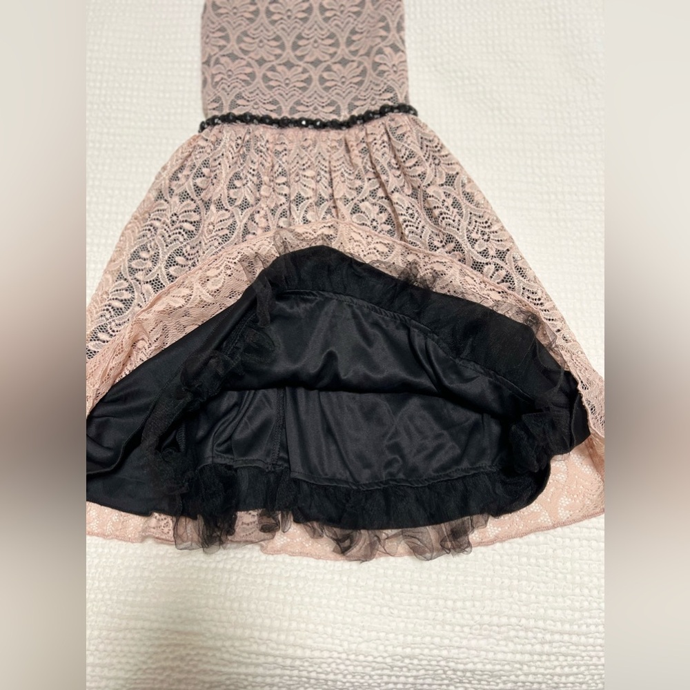 Speechless Blush Pink Lace Dress - Picture 4 of 10